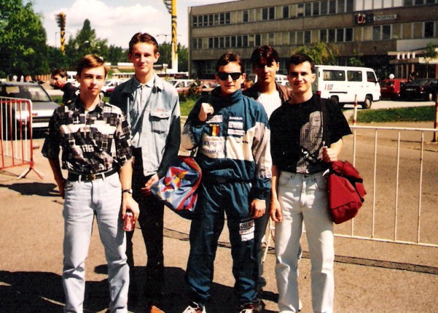 Saive Jean-Michel a my počas ME 1996 v Bratislave
